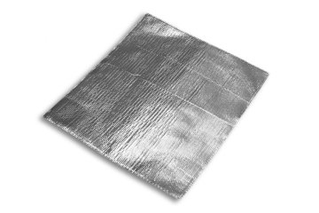 UFO Naklejka aluminiowa zabezpieczająca przed temperaturą z tłumika 19x17 cm