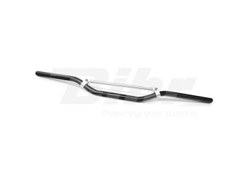 Crni čelični upravljač za bicikl 22,2 mm s V-Parts odstojnikom