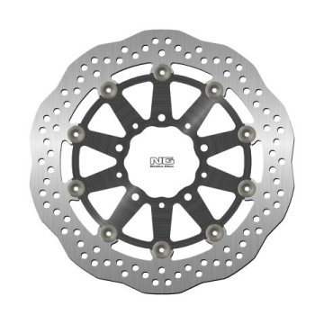 NG Wave kočioni disk Kawasaki ZX ER6/Z750 (aluminij, crni)