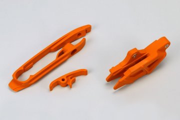 UFO Komplet malih i velikih klizača + vodilica lanca - KTM SX 125/150/250 Orange '11-16