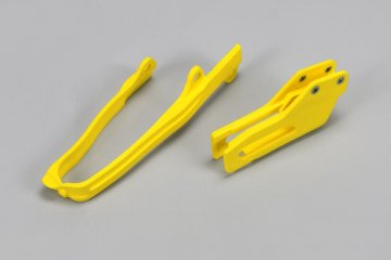 UFO komplet vodilica i klizača lanca za Suzuki RMZ 450 (2007, 2010-2017), žuti