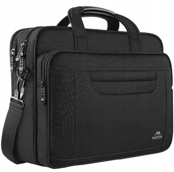 Matein Torba na Laptopa 17,3" 1172 Wodoodporna Biznesowa Czarna