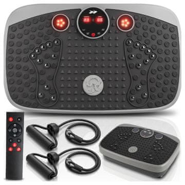 Platforma Wibracyjna do Ćwiczeń Trening Ciała Bluetooth Głośnik Pilot 150kg BodyWave Max
