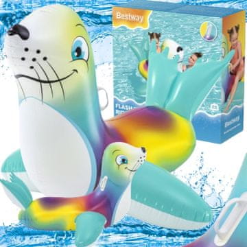 Bestway DMUCHANY MATERAC FOKA DLA DZIECI MATERAC DO PŁYWANIA BASEN PONTON 157x114cm