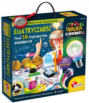 Clementoni LISCIANI JA SAM GENIJALAC Učenje kod kuće Elektricitet 50 znanstvenih eksperimenata