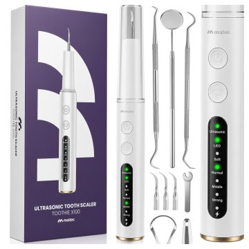 Skaler Ultradźwiękowy Dentystyczny do Zębów Usuwanie Kamienia LED 4 Tryby Toothie X100