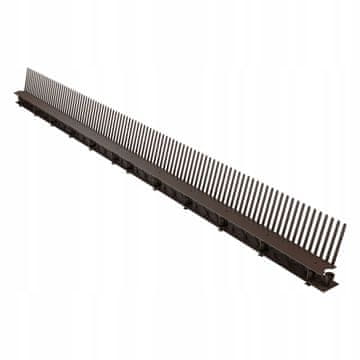Ven Grzebień okapu VENTI z kratką 85mm x 1m RAL 8019
