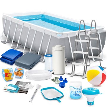 Intex Vrtni bazen s okvirom 400 x 200 x 100 cm 17-u-1 26788