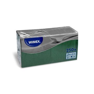 IMEX Serwetki 2-warstowe zielone 1/4 24x24 cm 250 szt.