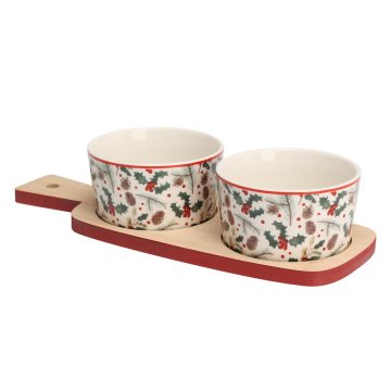 Koopman Zestaw do serwowania porcelanowy 3