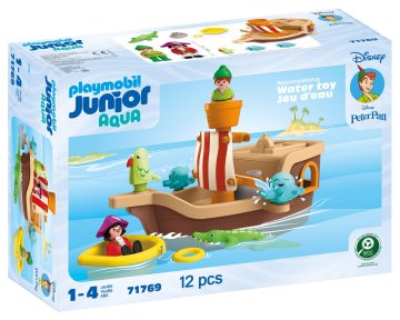 Playmobil Klocki JUNIOR & Disney Piracki statek Piotrusia Pana 71769