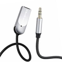 Qoltec Bezprzewodowy adapter odbiornik dźwięku Audio HiFi Home&Car| Bluetooth 6.0 | 2 x RCA | 1 x AUX MiniJack 3.5mm| USB | Mikrofon