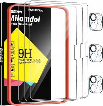 K+ Szkło Hartowane 3 szt. Apple iPad Pro 13 M4 2024 + ochraniacz aparatu 3w1