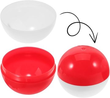 K+ Kapsułki plastikowe kule na słodycze 50 sztuk 5 cm