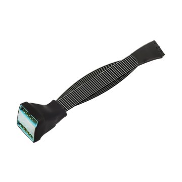 K+ Rozdzielacz USB 3.0 19/20 pin 1 do 2 do płyty głównej kabel 15 cm