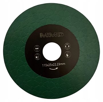 GRIZLYby@mamadomisha Tarcza diamentowa Ø115 mm do cięcia gres ceramika marmur płytki kamień
