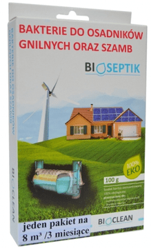 Bioclean Bakterijski pripravak za septičke jame i uređaje za pročišćavanje otpadnih voda Bioseptik 100 g