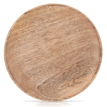 Artemis Talerz Drewniany do Serwowania Taca Patera na Dekoracje Kompozycje 20 cm