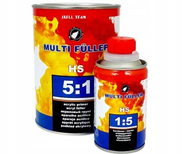 ROTO Troton Multi Fuller Grafitni akrilni temeljni premaz + učvršćivač HS 5:1 0,8 + 0,16 L
