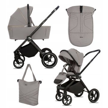 Babylux Wózek Dziecięcy 2w1 GAVIA Spacerówka Gondola Lekki Składany Zestaw