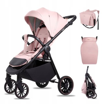 Babylux Wózek Spacerowy ROMBO Lekka Spacerówka Pokrowiec Amortyzacja Torba