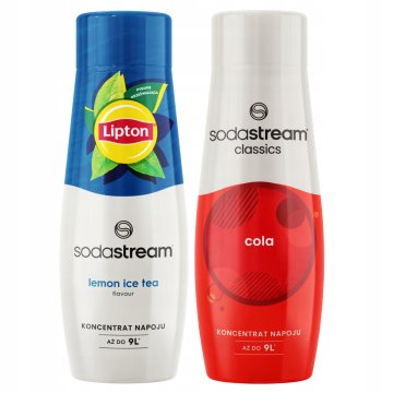 SodaStream 2 sirupa za čaj, ledeni čaj s limunom i kolu