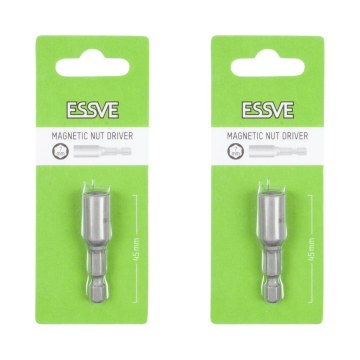 éS Klucz magnetyczny Driver Uchwyt 6-kątny Bit do nakrętek 7mm x2