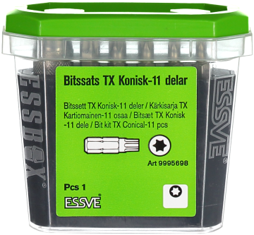 éS ESSBOX zestaw bitów TX x10 + uchwyt szybki