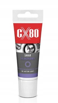 cx80 Bezbojna silikonska mast za gumu, brtve za hranu, slavine, NSF 40g