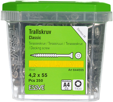 éS CLASSIC wkręt tarasowy kwasoodporny A4 4,2x55mm 250szt