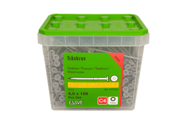 éS Wkręt do drewna płyt MDF OSB sklejki FS C4 CorrSeal 6,0x100mm 350szt