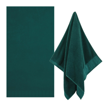 Zwoltex ELIPSE veliki zeleni ručnik za kupanje 420g 70x140cm