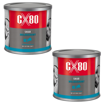 cx80 Smar molibdenowy wysokotemperaturowy - Dwusiarczek molibdenu 500g x2
