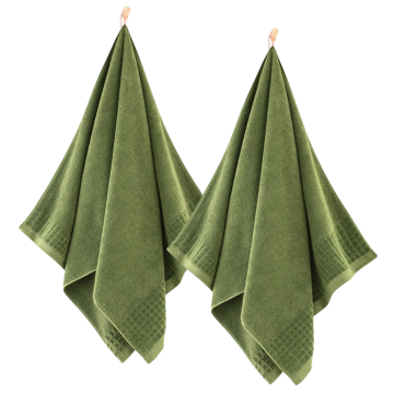 Zwoltex PAULO3 AB Ręcznik kąpielowy duży Zielony 500g 50x100cm x2