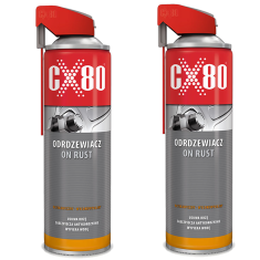 cx80 ON RUST Odrdzewiacz do śrub metalu spray z aplikatorem na rdzę 500ml x2