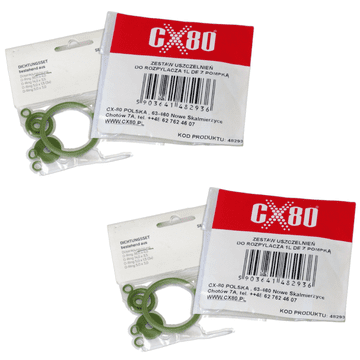cx80 uszczelki zestaw uszczelek do rozpylacza atomizera spryskiwacza 1L x2