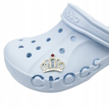 Little Angel Przypinka do Crocs Korona cyrkonie Wpinka Król