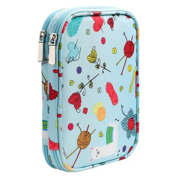 DIY Etui organizer dziewiarski na druty szydełka przydasie