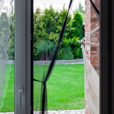 Hook Moskitiera z WŁÓKNA SZKLANEGO magnesy DRZWI 80x210