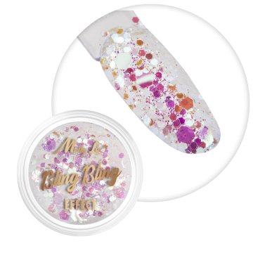 MollyLac Pyłek do paznokci Bling Bling Effect 1 g Nr 03