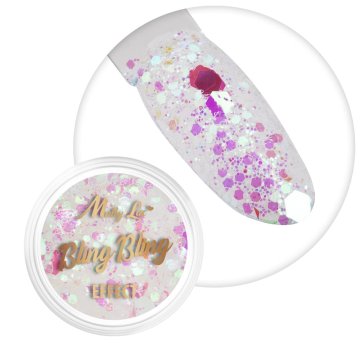 MollyLac Pyłek do paznokci Bling Bling Effect 1 g Nr 07