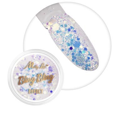 MollyLac Pyłek do paznokci Bling Bling Effect 1 g Nr 10