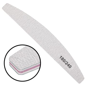 Pilnik do paznokci łódka zebra 180/240 50 szt