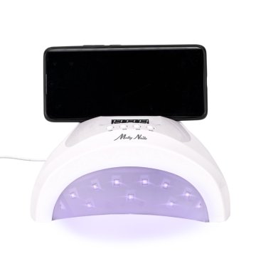 Lampa do paznokci UV/LED 48W do lakierów hybrydowych żeli i akrylożeli biała SUN 1S PRO 3m długości kabla