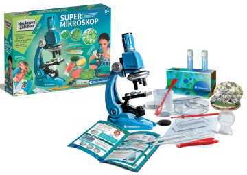 Clementoni Znanstveni zabavni super mikroskopski set poljskog jezika 50755