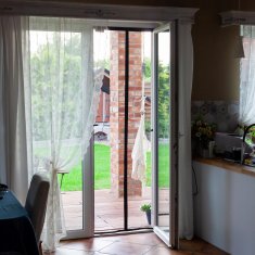 Hook Moskitiera z WŁÓKNA SZKLANEGO magnesy DRZWI 80x210