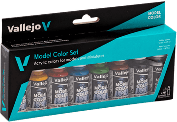 Vallejo Zestaw farb akrylowych Model Color Set 70.260 Wargames Basics 8 x 18 ml