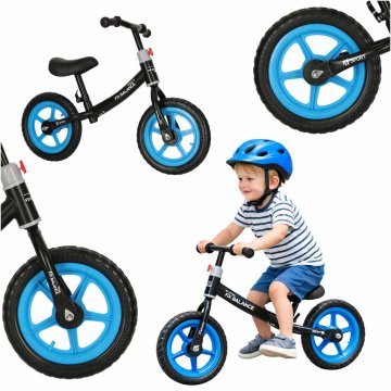Trike Fix Balance bicikl za ravnotežu, ultra lagani crni