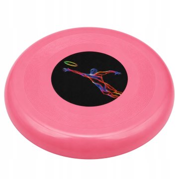 Frisbee ringo różowe gra plenerowa