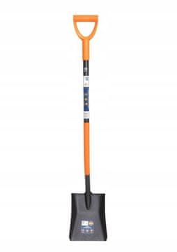 PSB Łopata kwadratowa stalowa wzmocniona do prac ogrodowych 130 cm